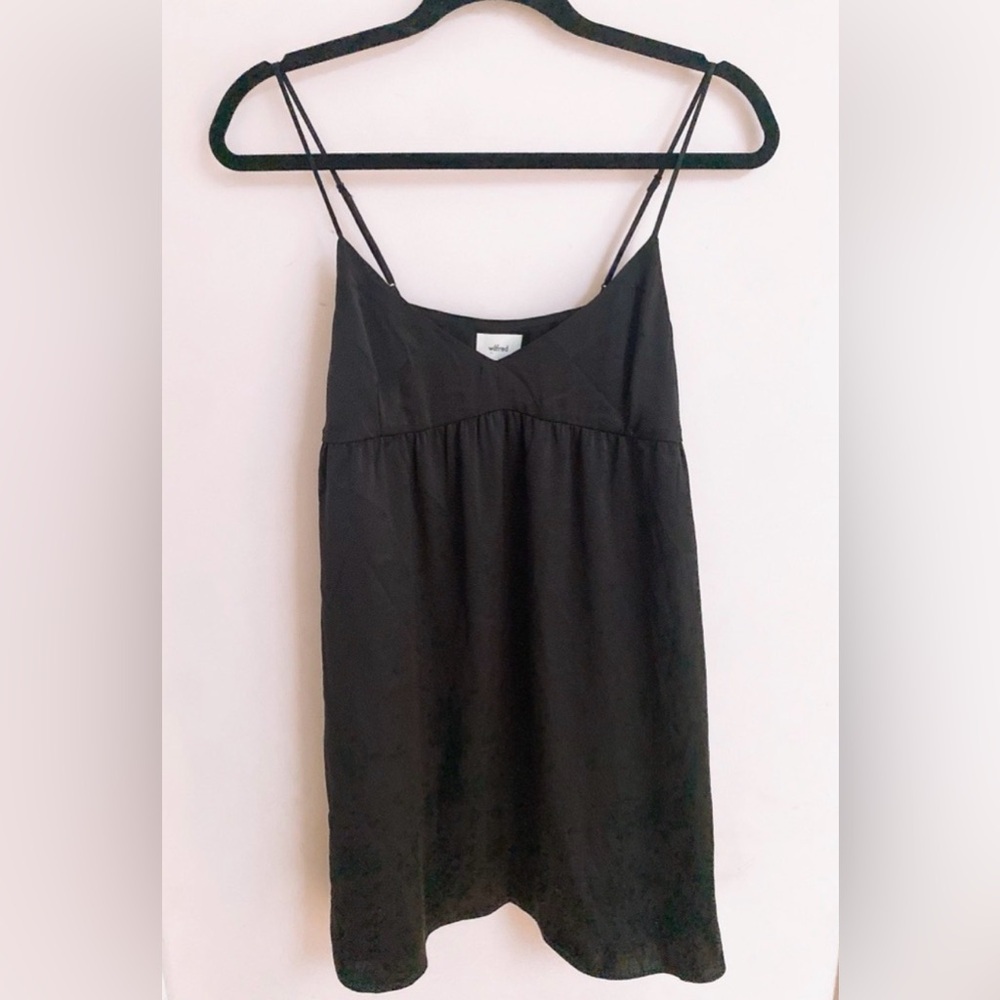 Aritzia Wilfred Lover Satin Mini Dress - Picture 2 of 7